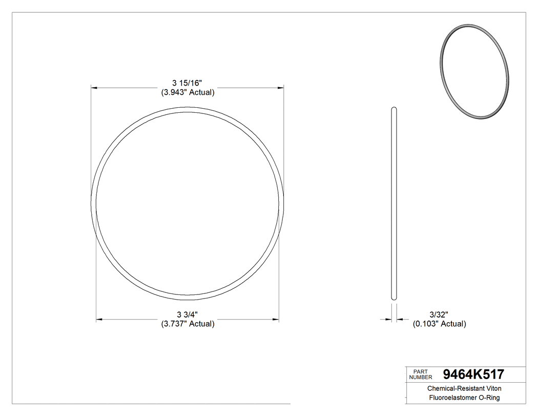 Technical drawing - 9464K517